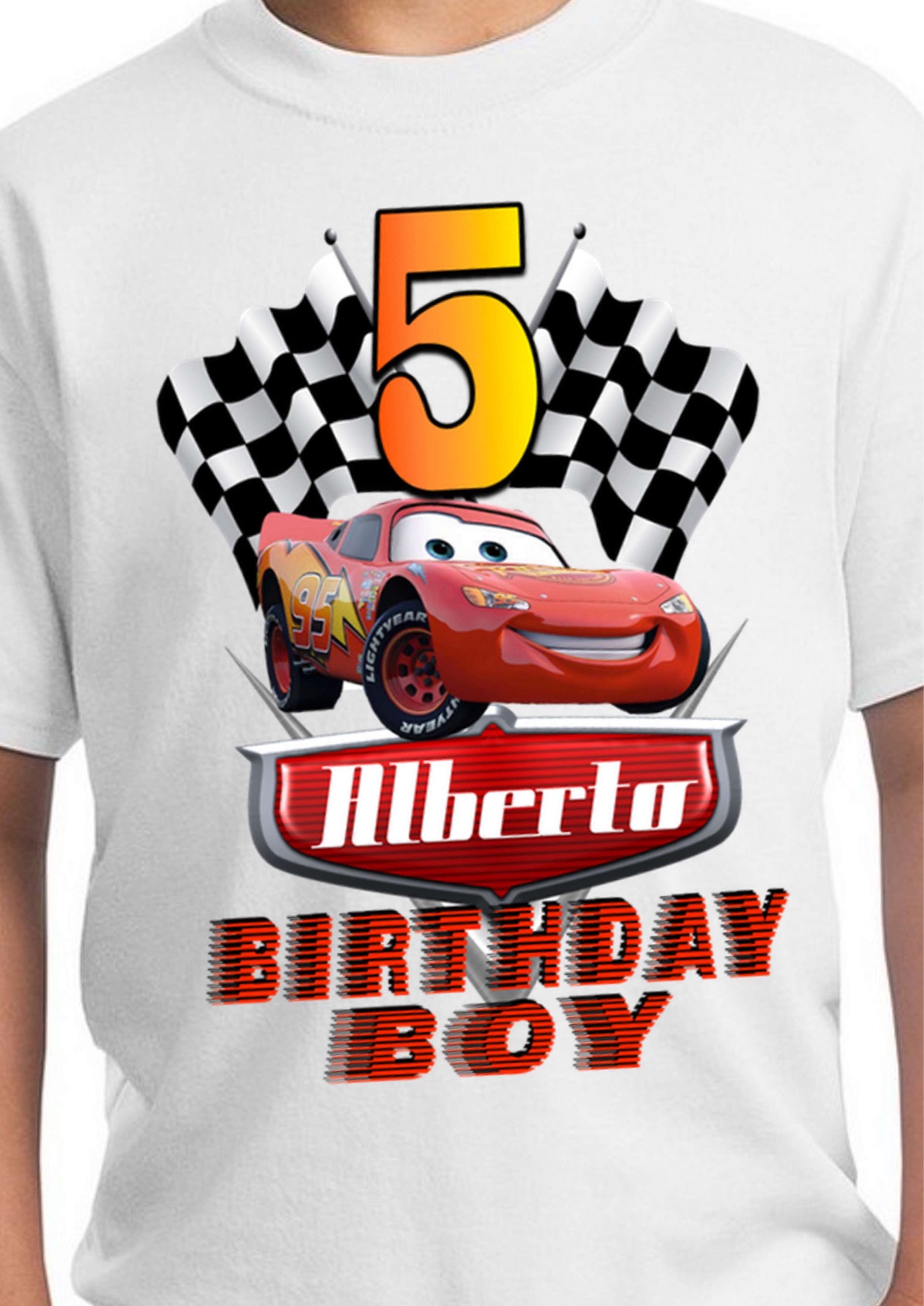 mcqueen birthday shirt