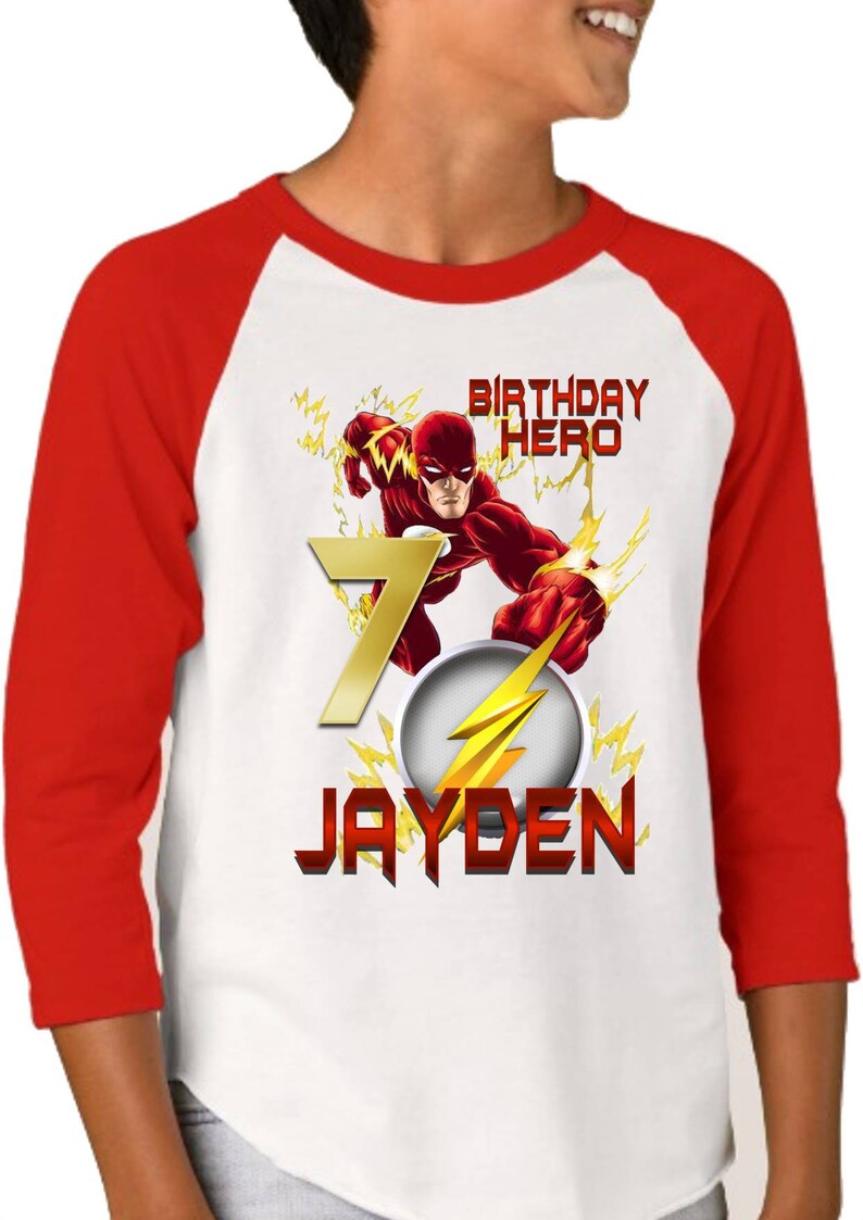 the flash birthday shirt
