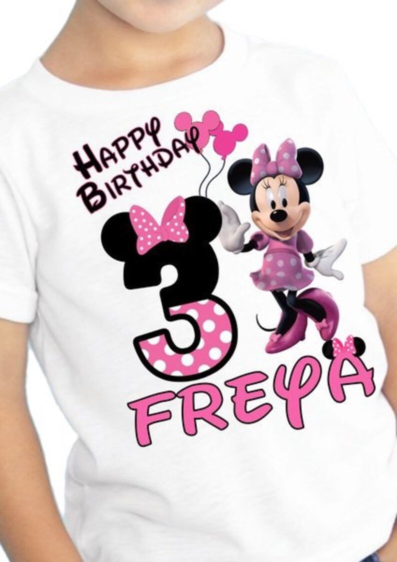 minnie mouse party shirts