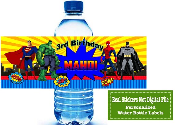 superhero water bottle labels superhero labels superhero birthday shirt superhero party supplies superhero superhero labels superhero shirt superhero water bottle labels