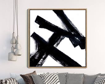 black abstract art etsy black abstract art