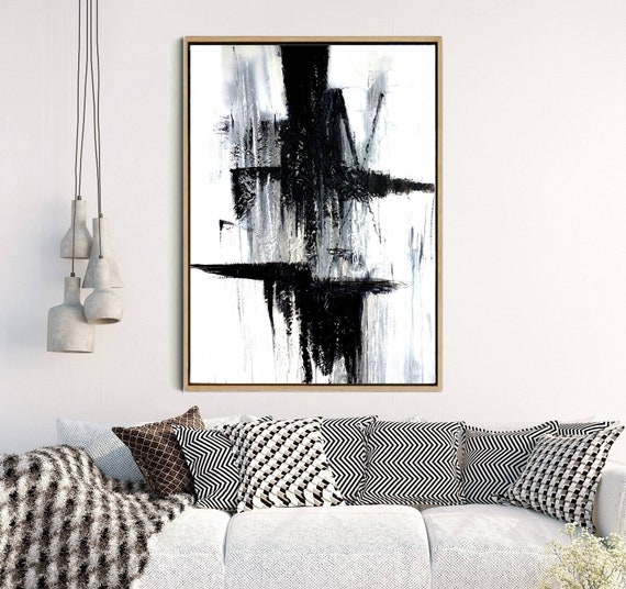 Black Art Print Abstract Wall Art Abstract Print Black Etsy