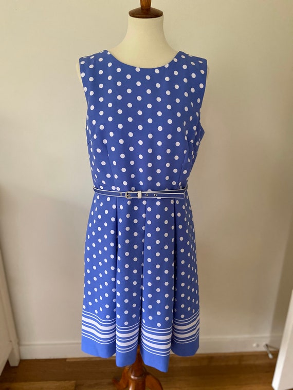 liz claiborne polka dot dress