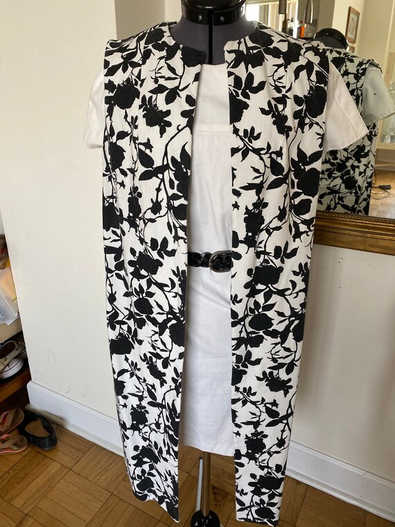 black white mod dress Smak Parlour Black & White Scallop Stripe Mini Dress main image 1