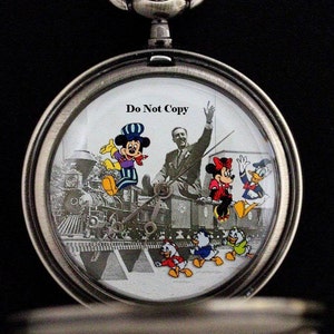 Mickey mouse train store pocket watch