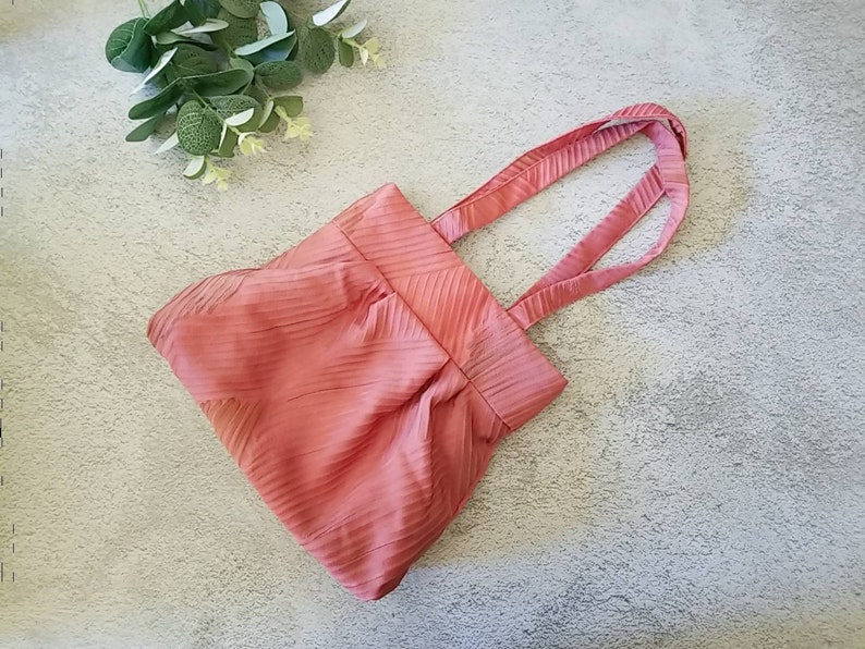 Silk bag Re-designed from Japanese Silk Kimono