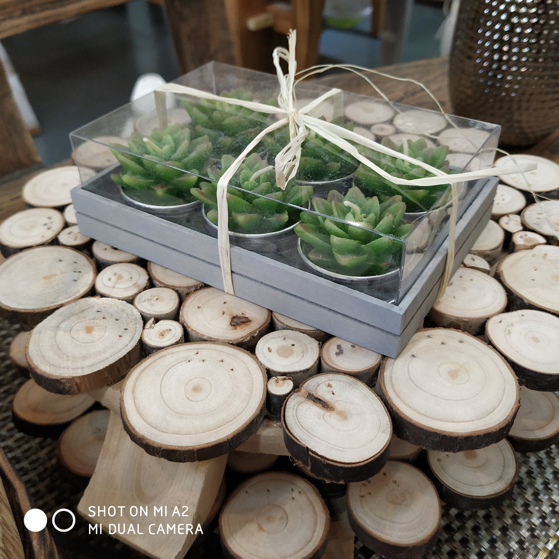 Handmade Wood Chip Decor Stand Wooden Stand Rustic Display Etsy Canada