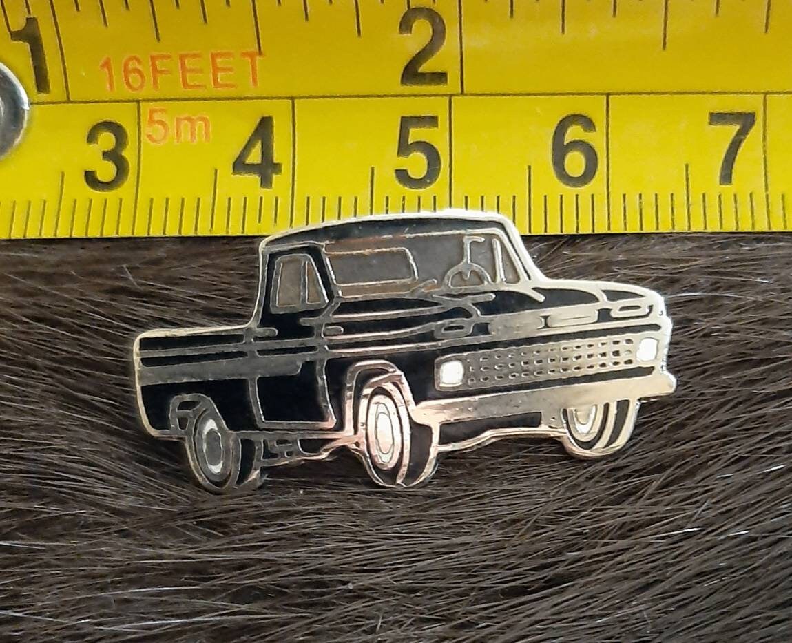 Vintage enamel classic truck hat pins Etsy