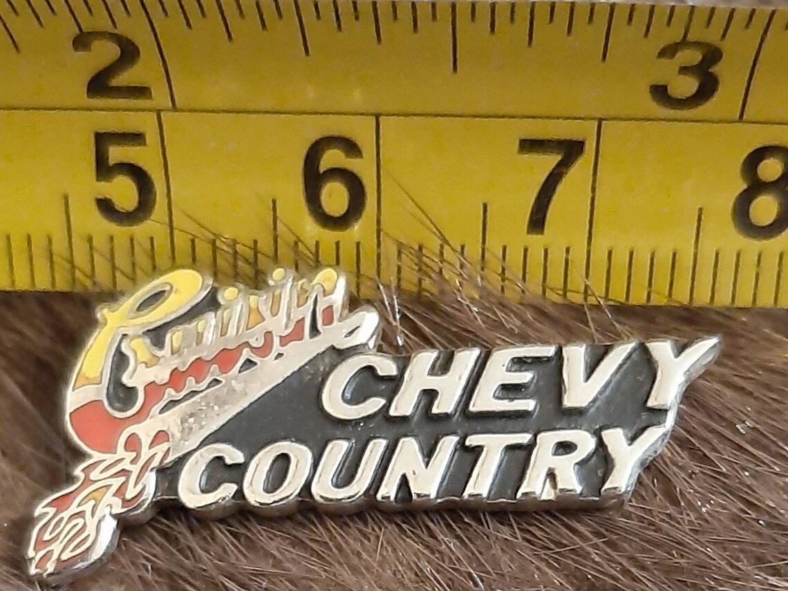 Vintage enamel Chevrolet hat pins Etsy