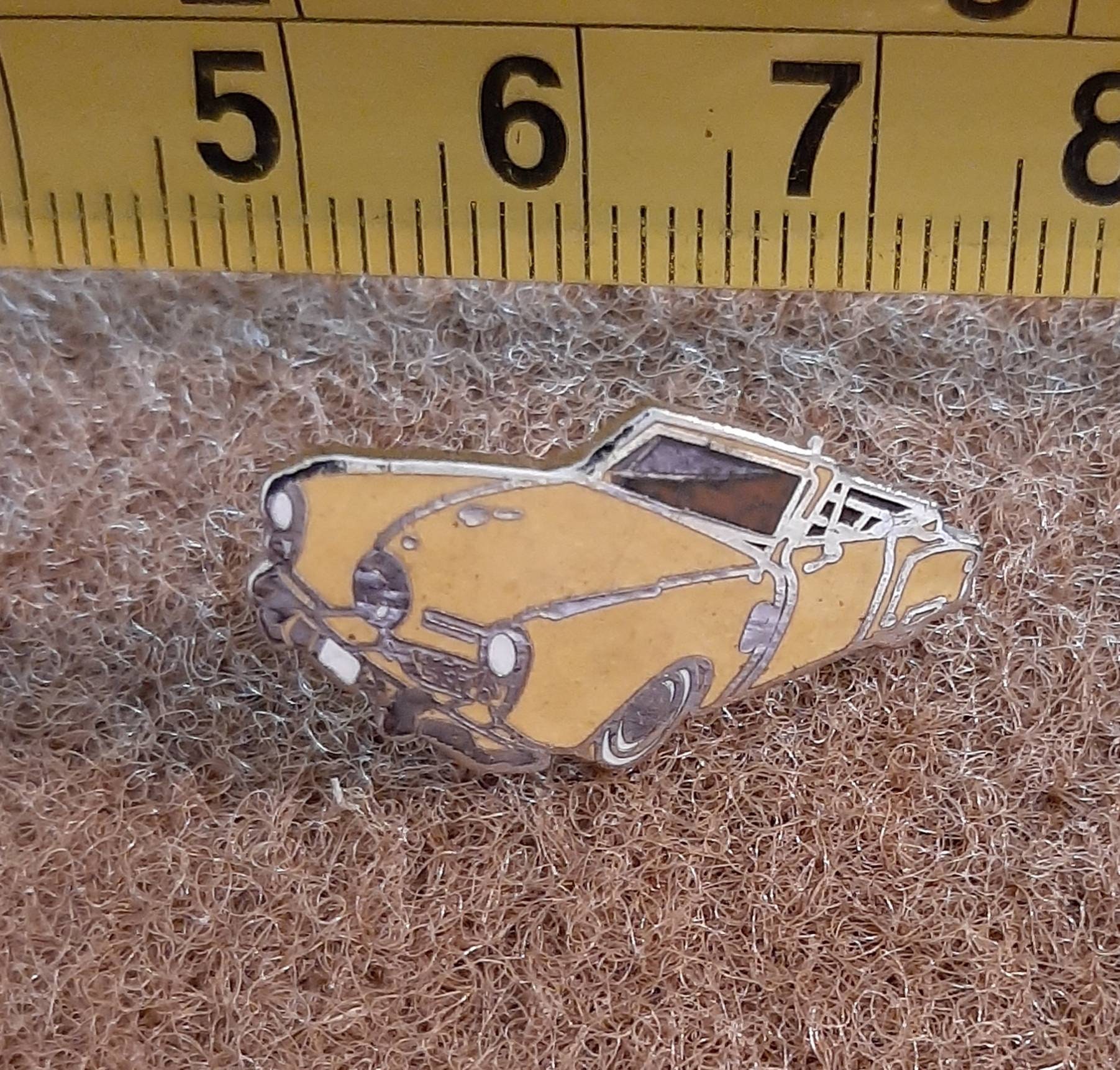 Vintage enamel classic car hat pins Etsy