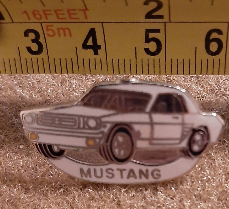 Vintage Enamel Mustang Hat Pins Etsy
