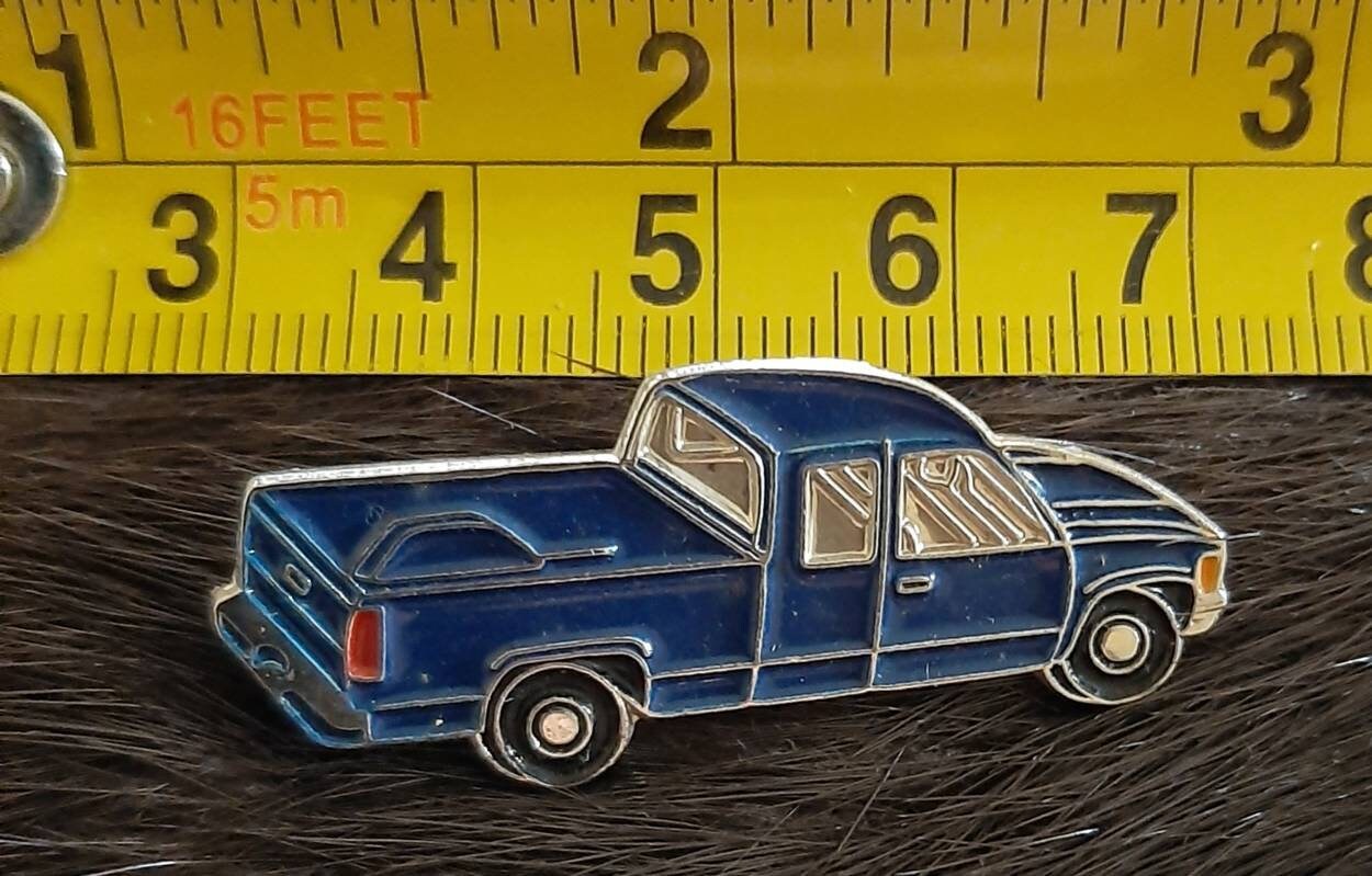 Vintage enamel classic truck hat pins Etsy