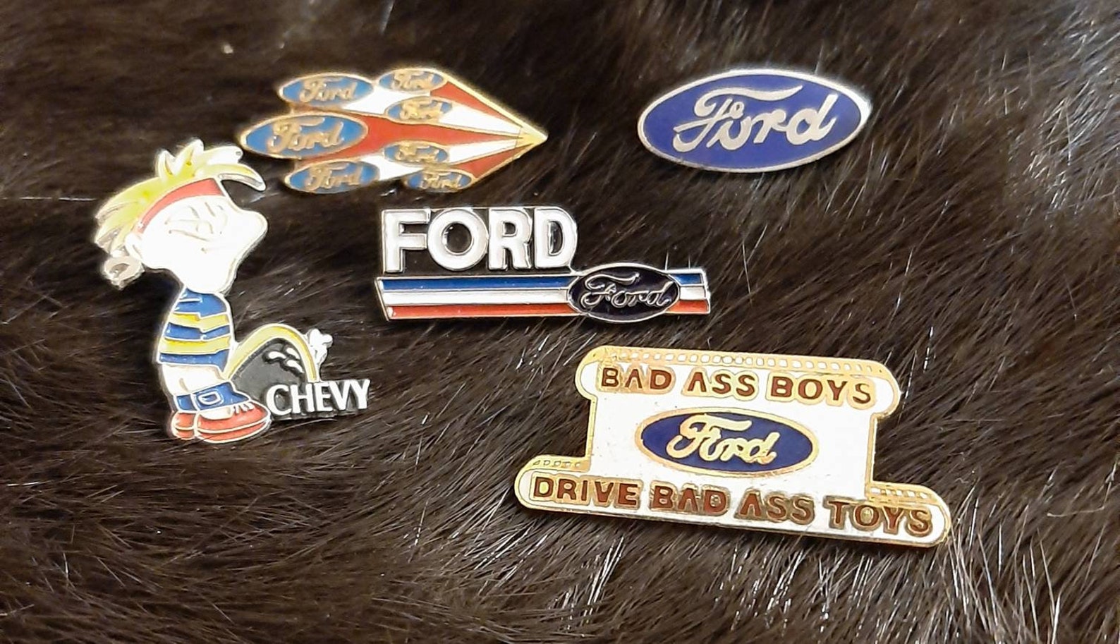 Vintage enamel ford hat pins Etsy