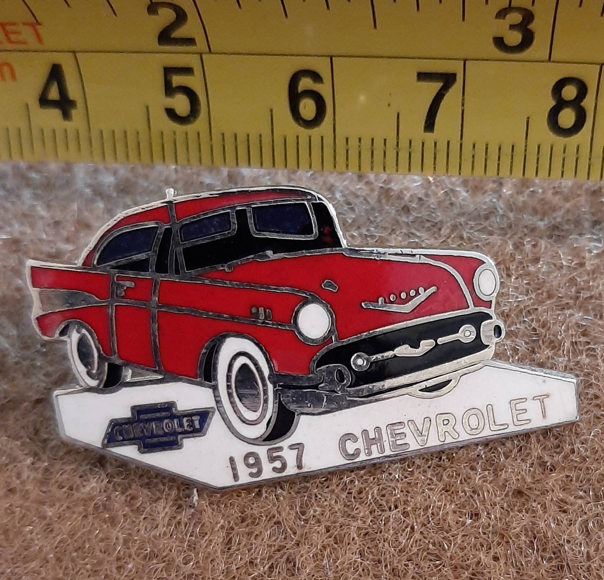 Vintage enamel classic car hat pins Etsy