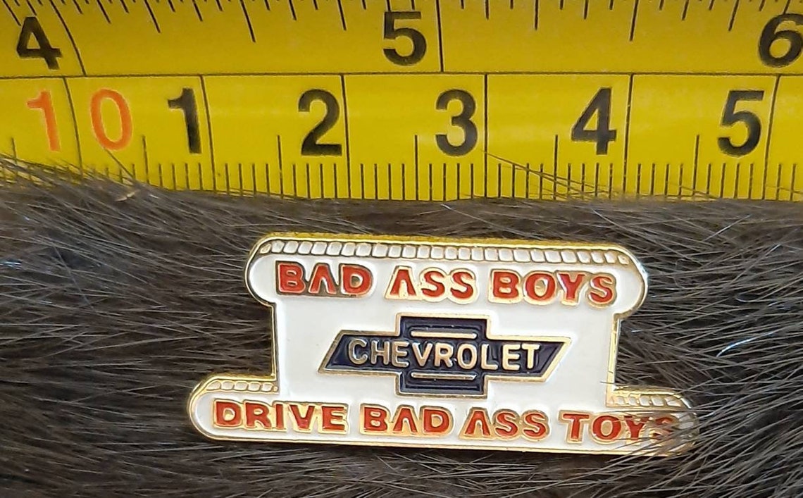 Vintage enamel Chevrolet hat pins Etsy