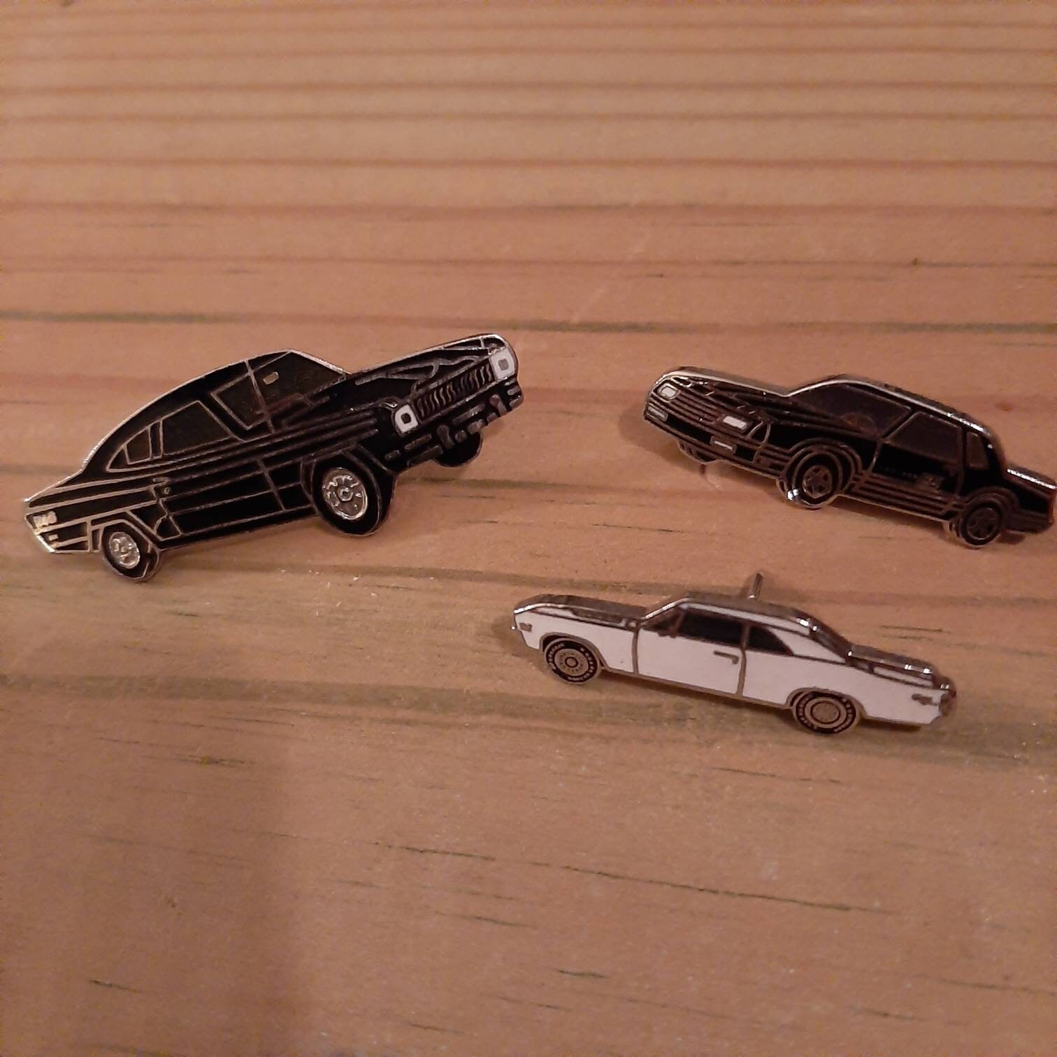 Classic car enamel hat pins Etsy