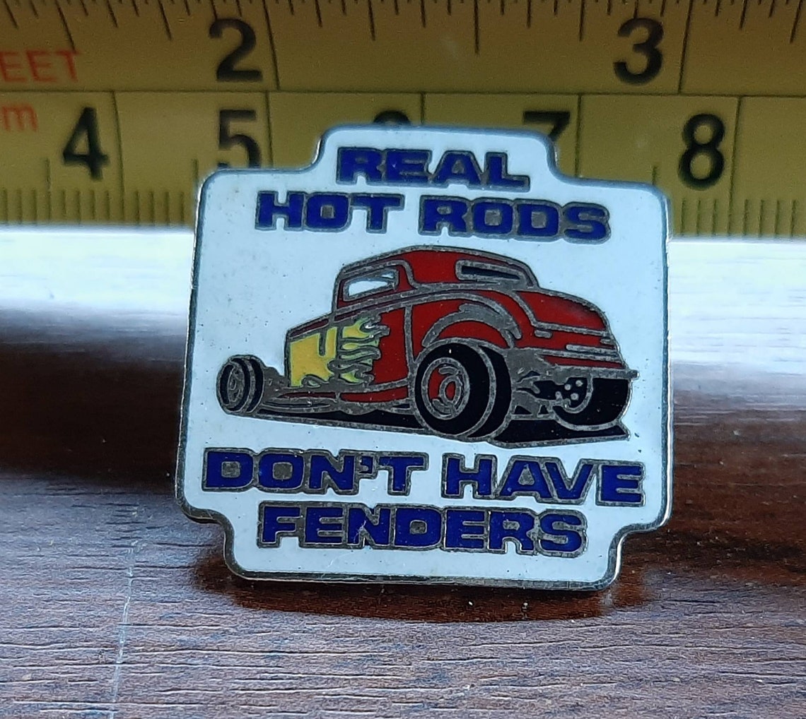 Vintage enamel street rod hat pins Etsy