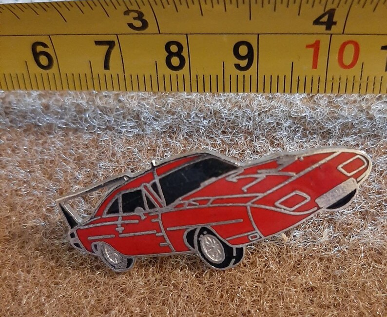 Vintage enamel classic car hat pins