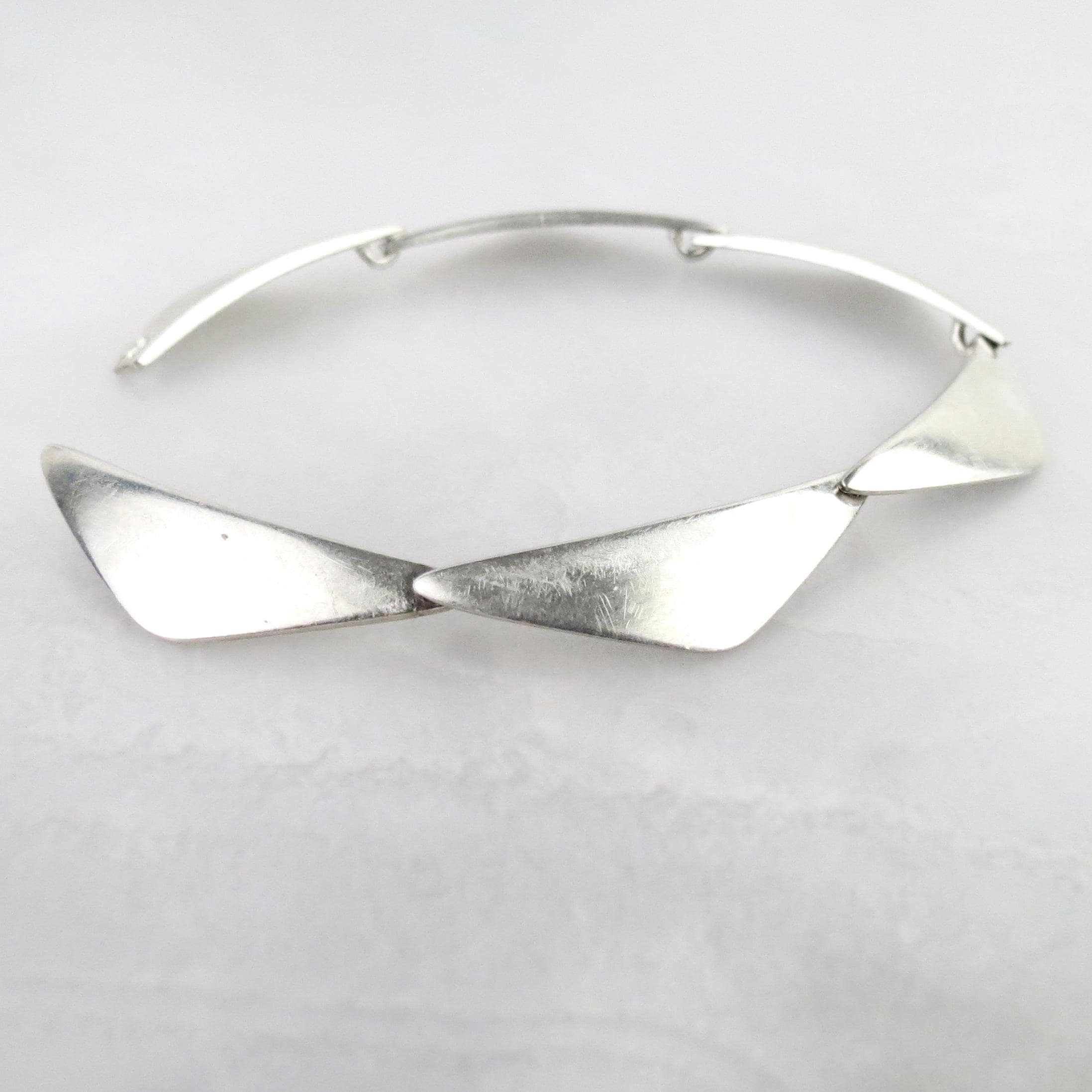 Vintage Hans Hansen Sterling Silver # 238 Modernist Link Bracelet