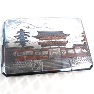 Japanese Cigarette Case Sterling Silver - Etsy