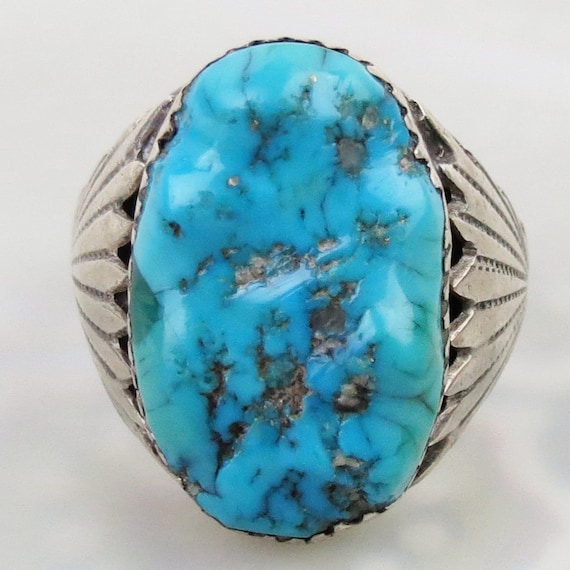 Very Rare Vintage Zuni Rob Bernice Leekya 14k Gold Native American Jewelry Silver Ring Very Rare Vintage Zuni Rob Bernice Leekya 14k Gold Native American Jewelry Silver Ring