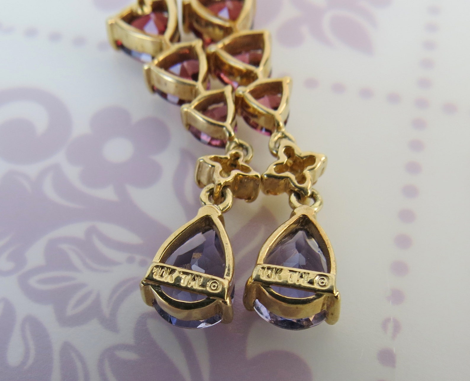 10k Gold Samuel Aaron Jewelry THL Graduated Citrine & Etsy