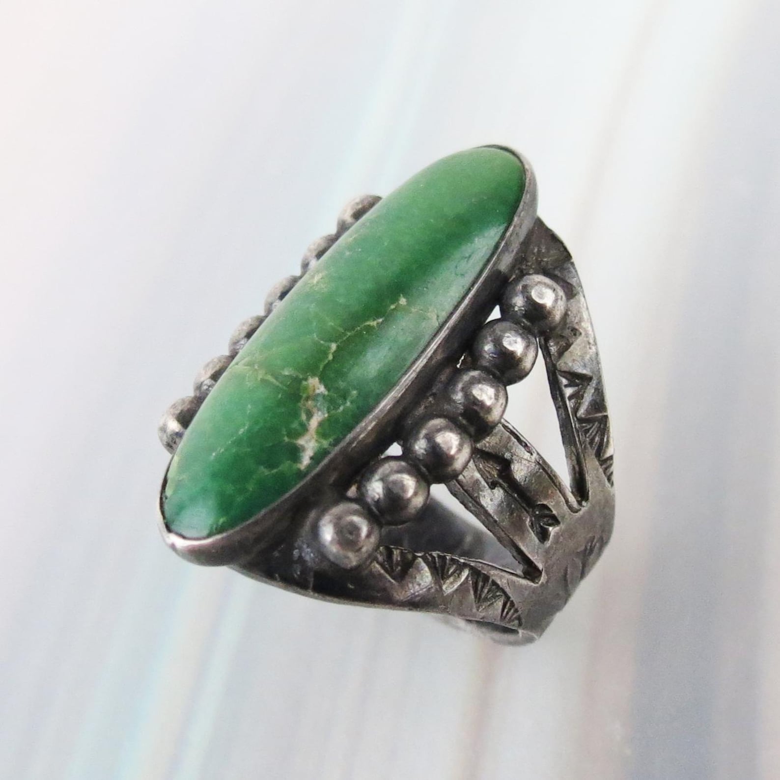 Superb Example Original Patina Early 1940s Era Native American Sterling ...