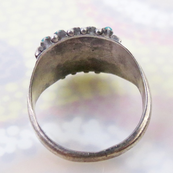 Vintage Native American Zuni ring by Peter and Vi… - image 9
