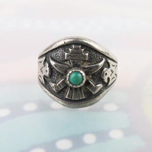 Bell Trading Post Thunderbird Ring - Etsy