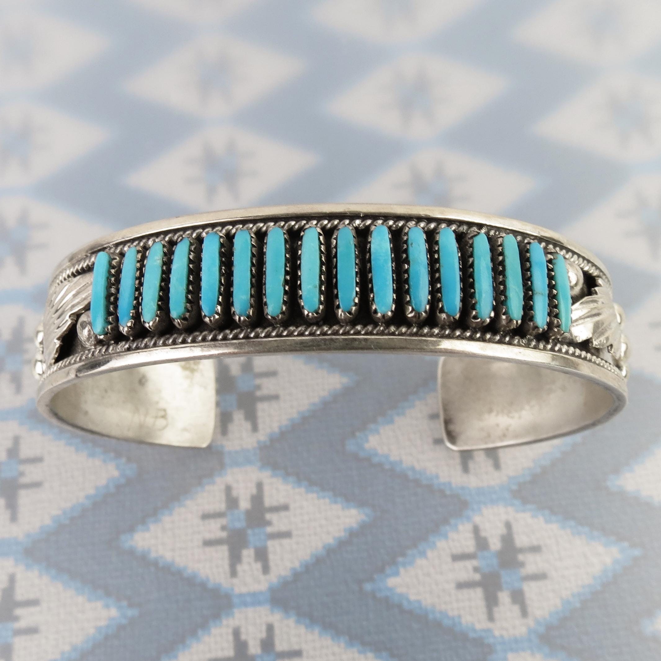 Zuni Artisans Dave & Celia Nieto Sterling Silver Needlepoint