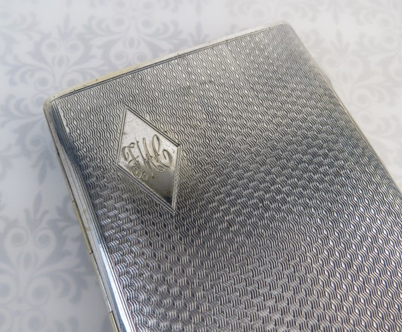 1970s Christian Dior Silver Plate Cigarette Box Holder at 1stDibs