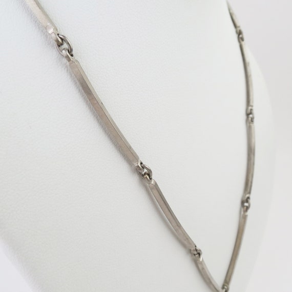 NE From Denmark modernist sterling silver chain r… - image 7
