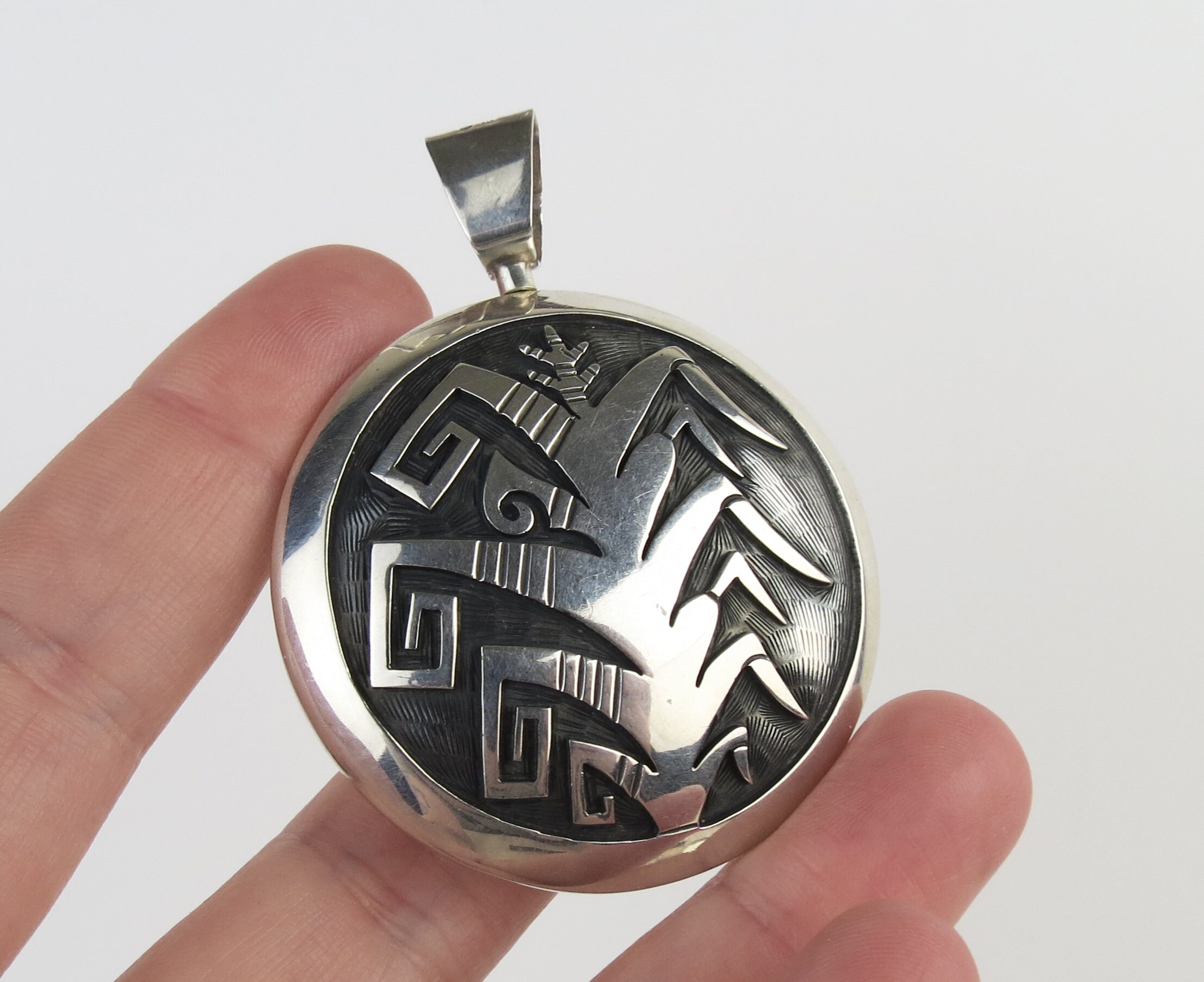 Cheryl Wadsworth Hopi Native American Sterling Silver Spinner - Etsy