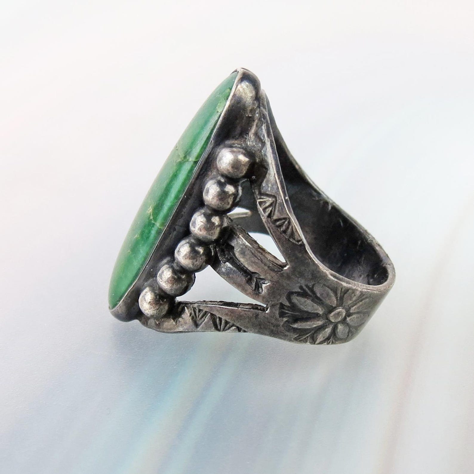 Superb Example Original Patina Early 1940s Era Native American Sterling ...