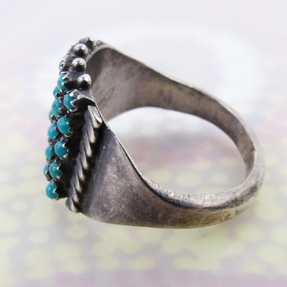 Vintage Native American Zuni ring by Peter and Vi… - image 6