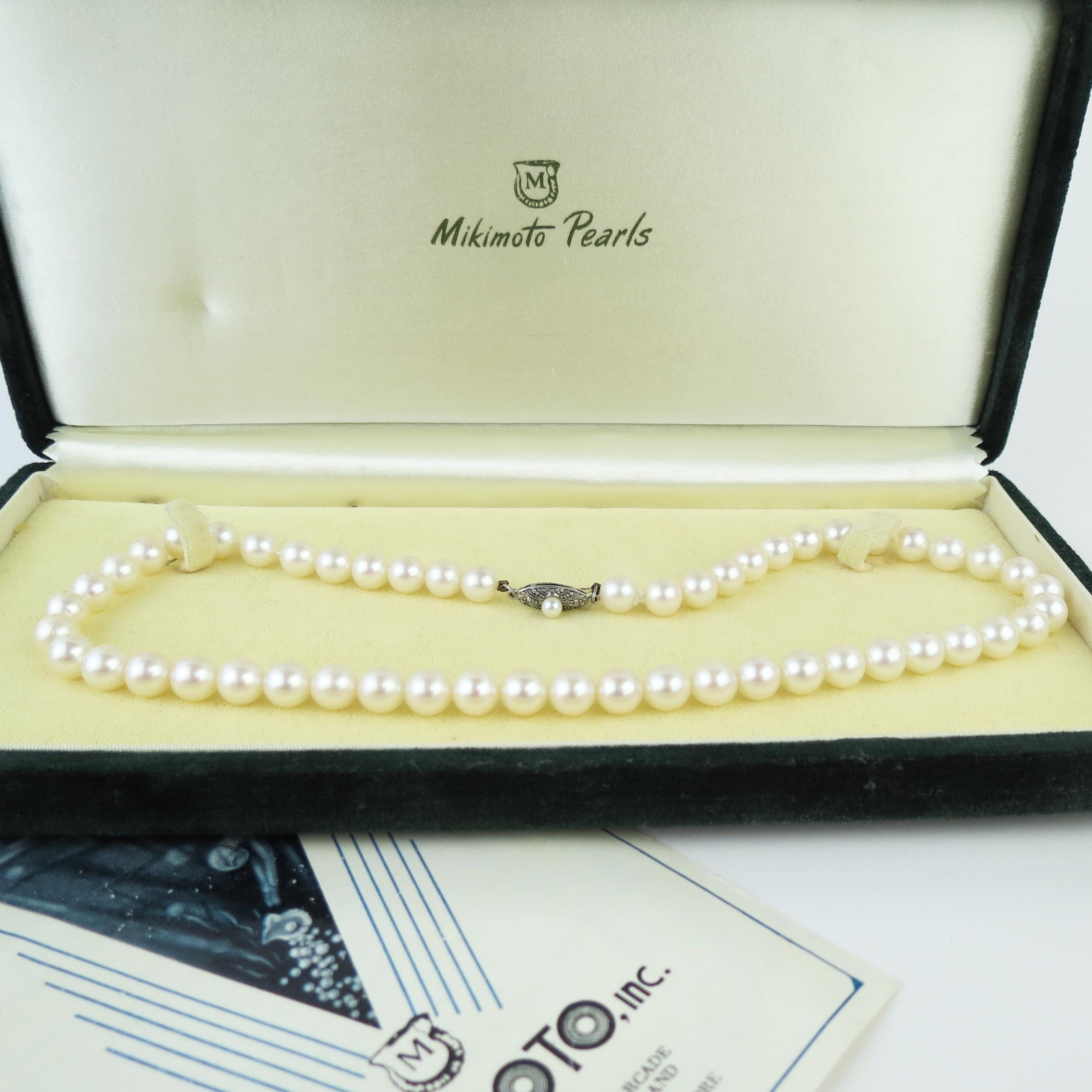 Mikimoto pearl box - Etsy 日本