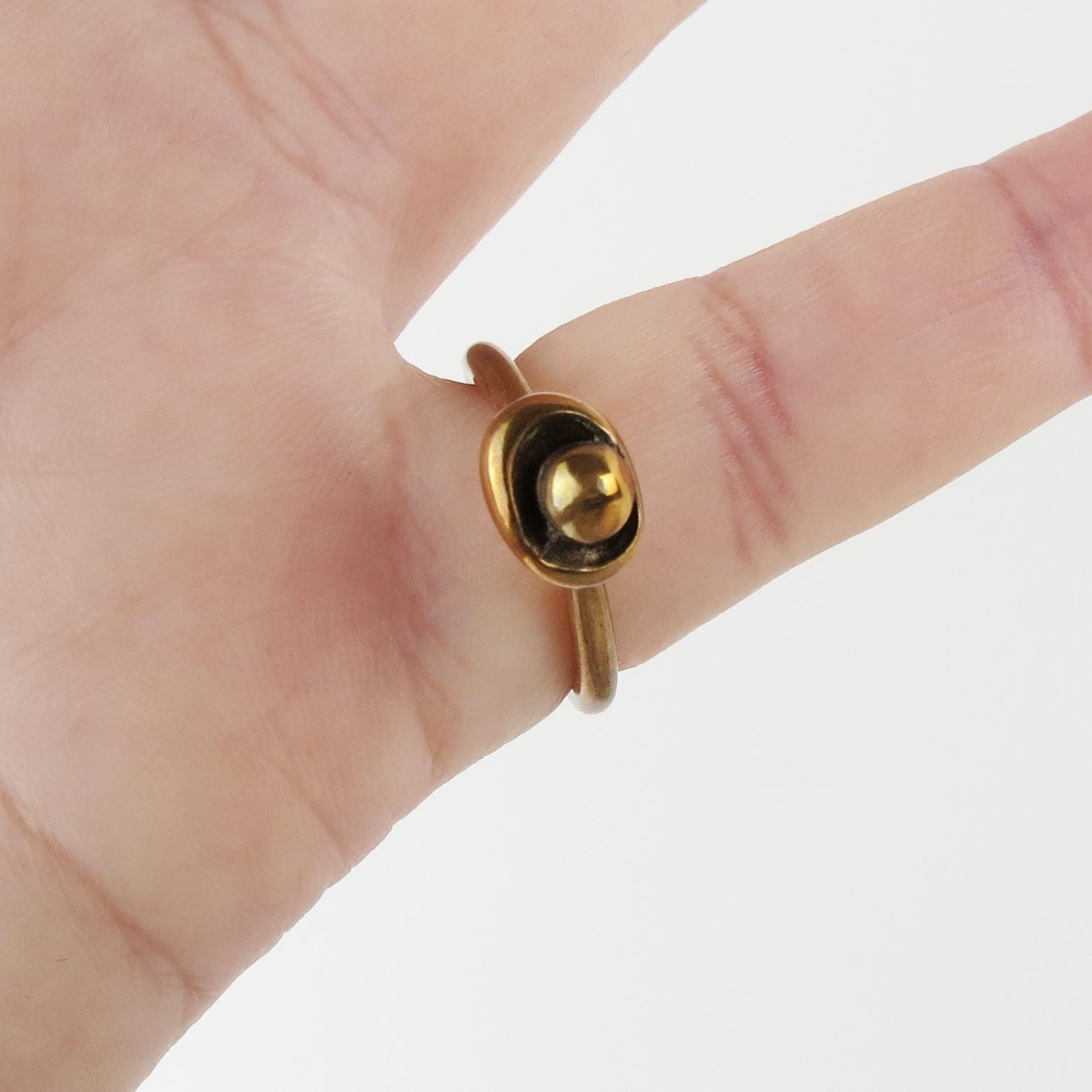 Monica Castiglioni Pre Owned Ring Ultra Modern Italian Organic