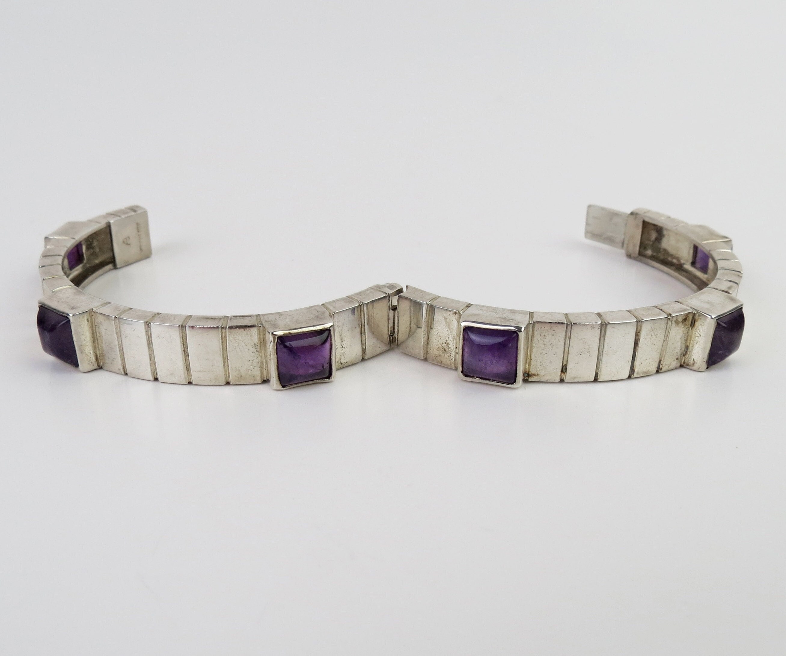 Advanced Work Freddy Douglas Signed Native American Navajo Sterling Silver Bracelet Advanced Work Freddy Douglas Signed Native American Navajo Sterling Silver Bracelet