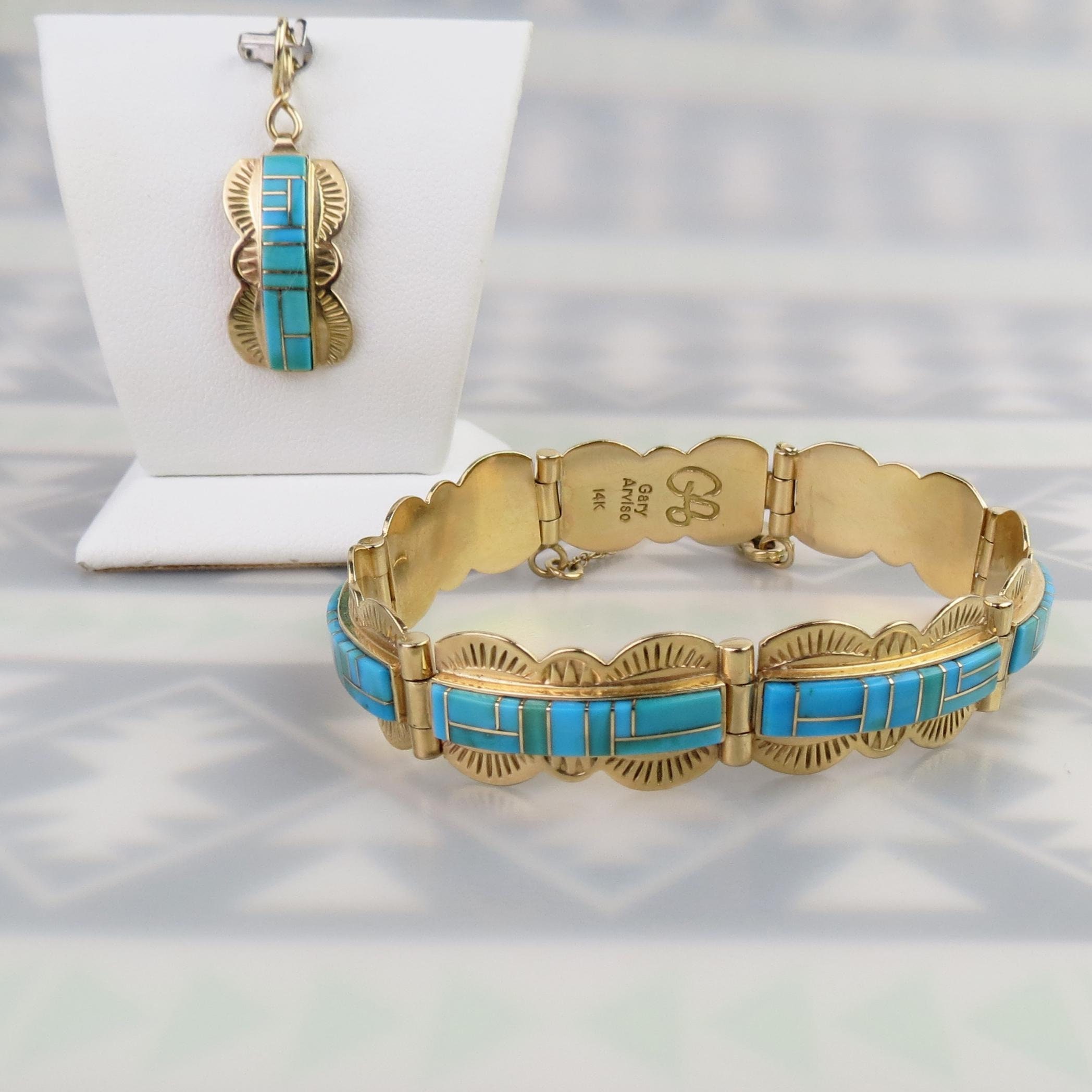 Towering Cross Christian Turquoise Native American Navajo Sterling Silver Bracelet Cuff Towering Cross Christian Turquoise Native American Navajo Sterling Silver Bracelet Cuff