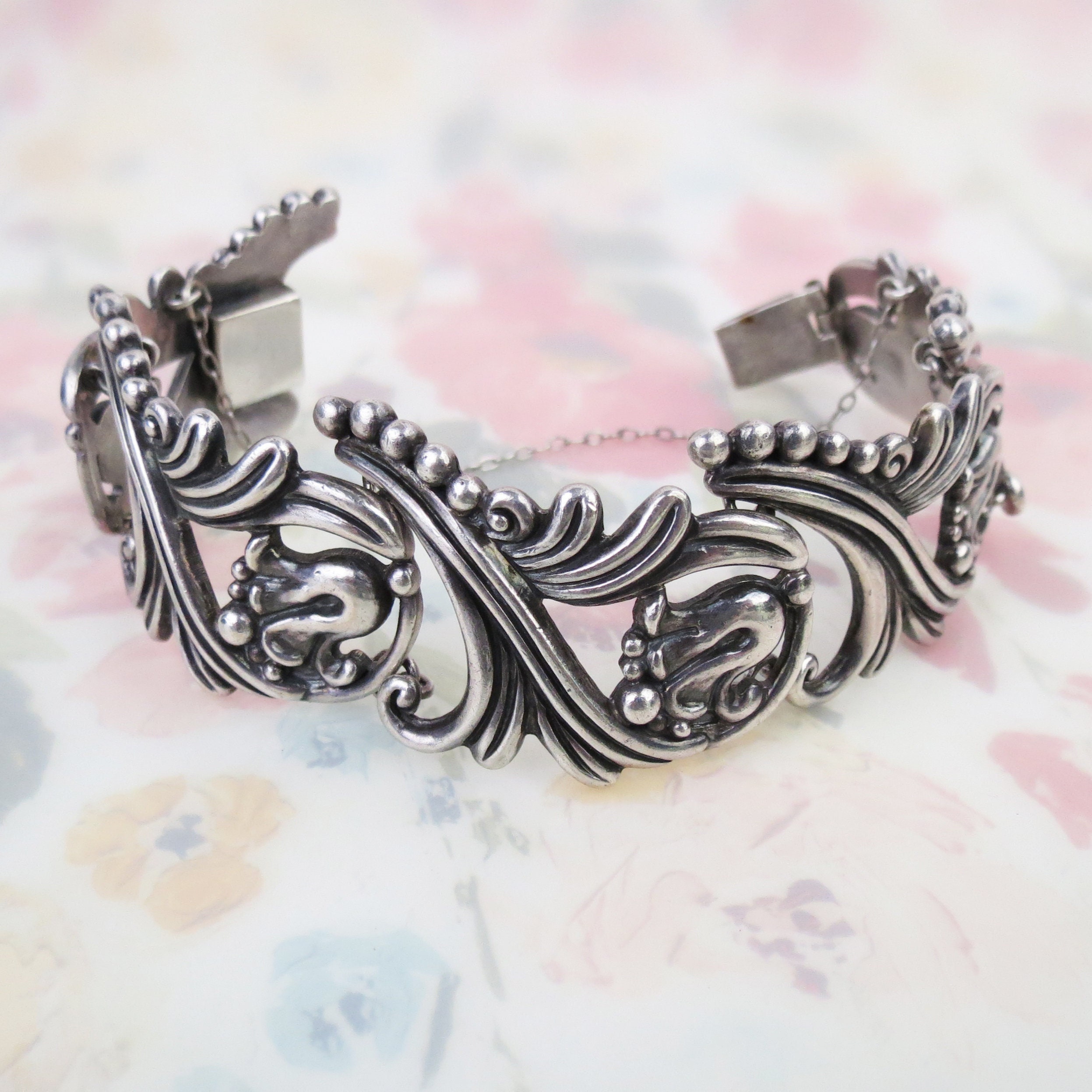 希少 メキシカンジュエリー ハンマー リンクブレスレット