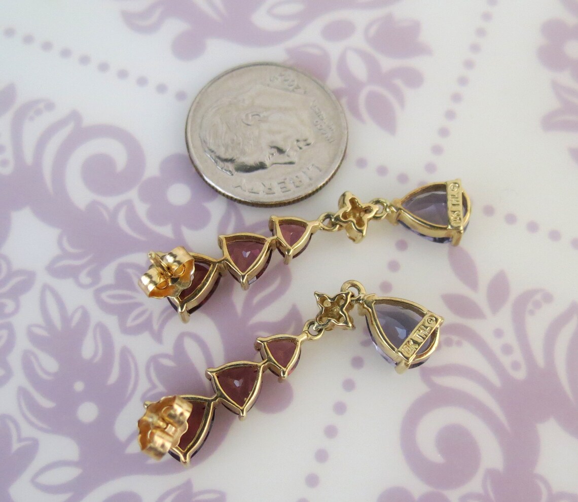 10k Gold Samuel Aaron Jewelry THL Graduated Citrine & Etsy