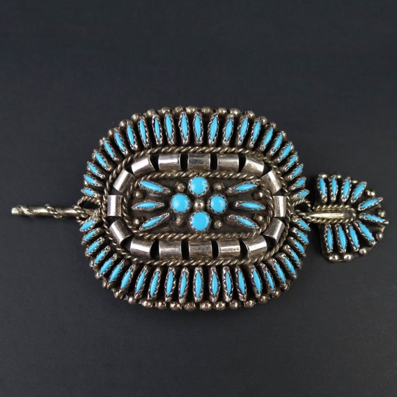 Vintage Zuni native American needle point cluster… - image 1