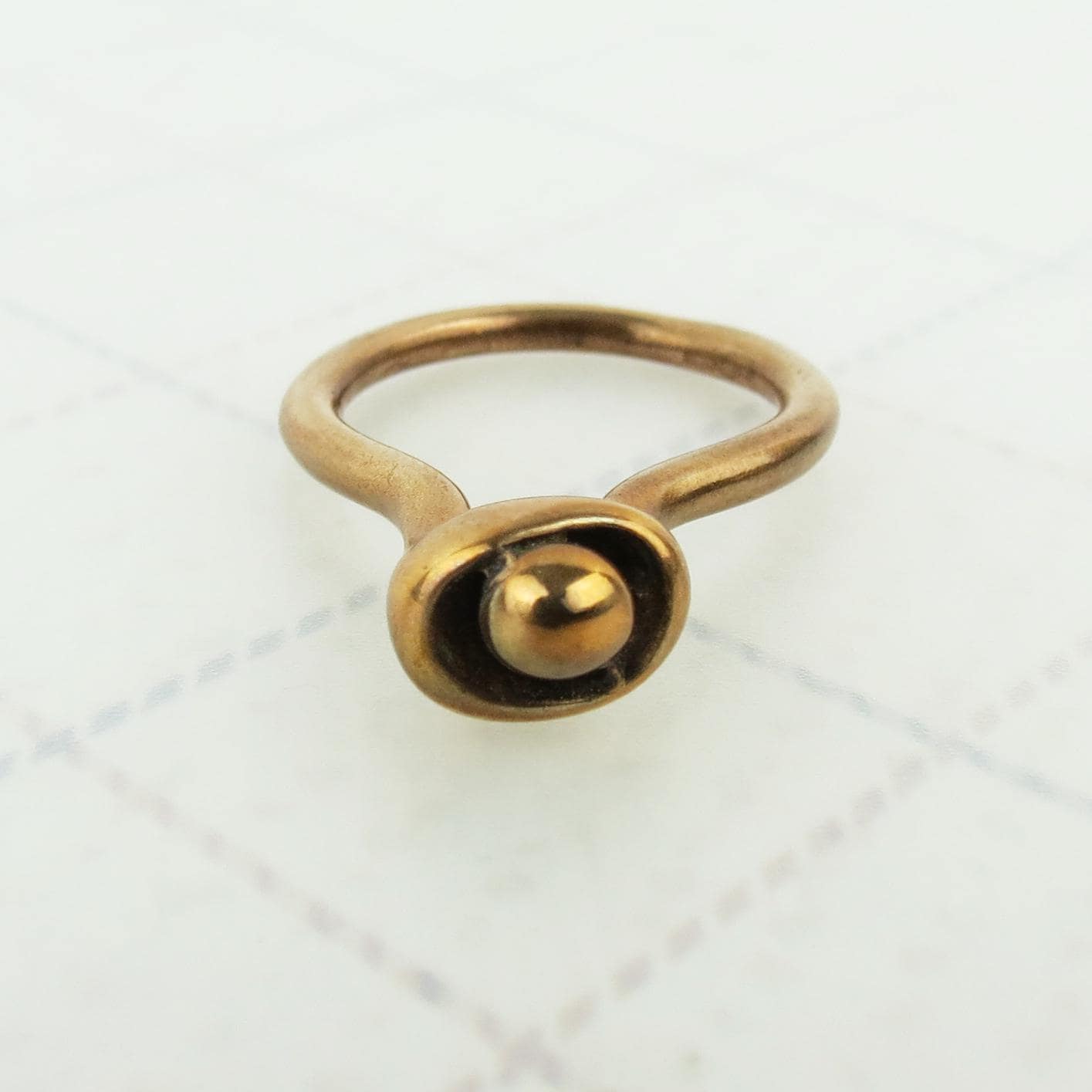 Monica Castiglioni Pre Owned Ring Ultra Modern Italian Organic