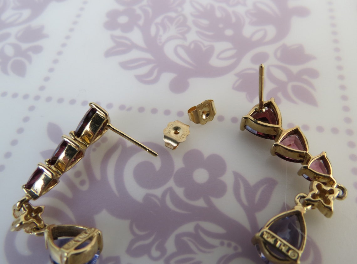 10k Gold Samuel Aaron Jewelry THL Graduated Citrine & Etsy