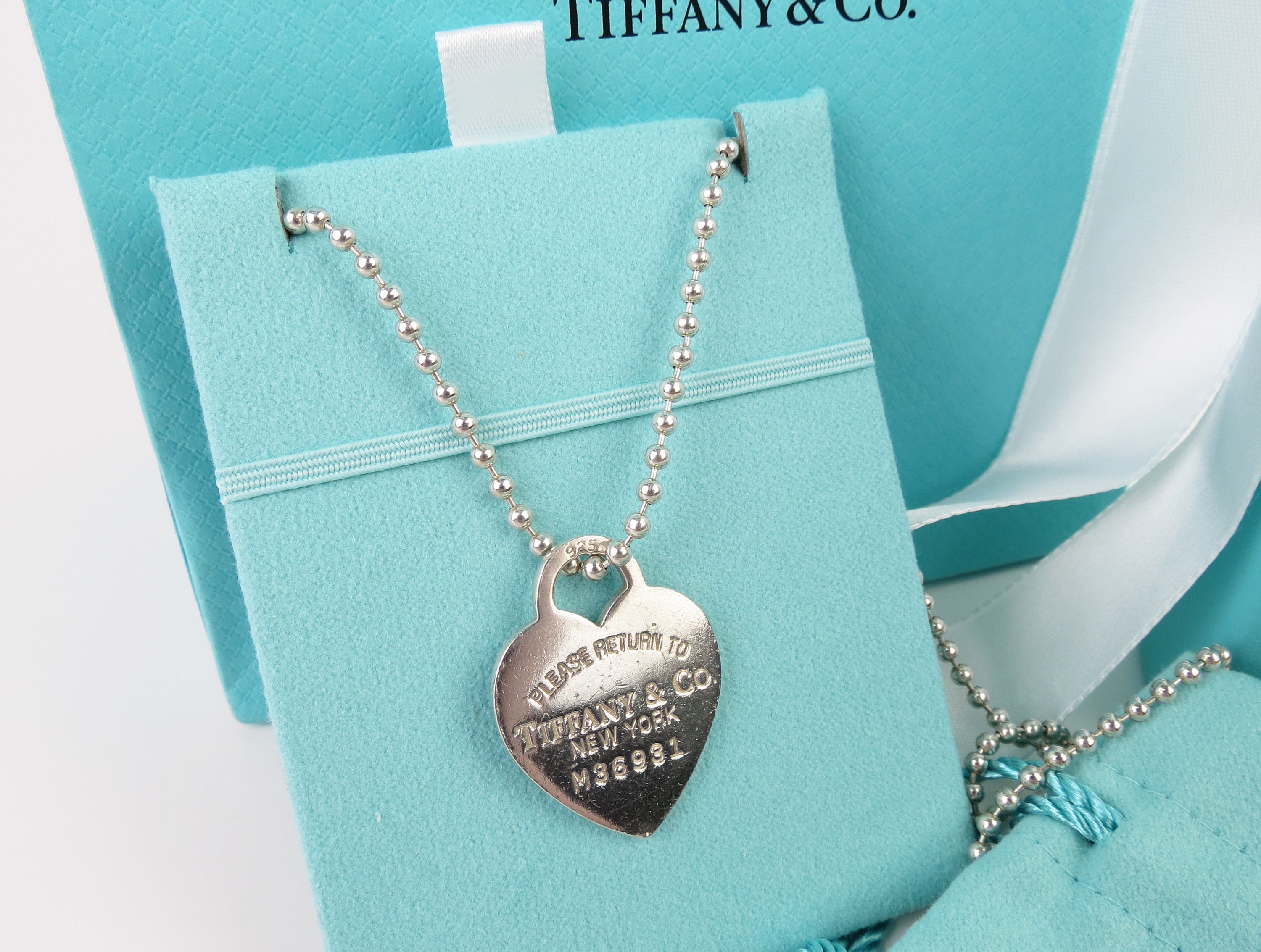 Tiffany & Co. Sterling Silver Return To Tiffany Heart Tag Pendant Necklace  Tiffany & Co.