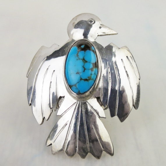Tall wide and bold big Thunderbird turquoise ster… - image 2