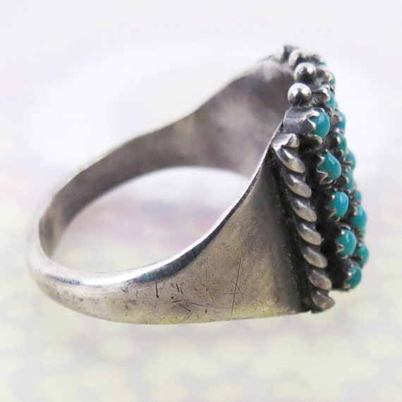 Vintage Native American Zuni ring by Peter and Vi… - image 3