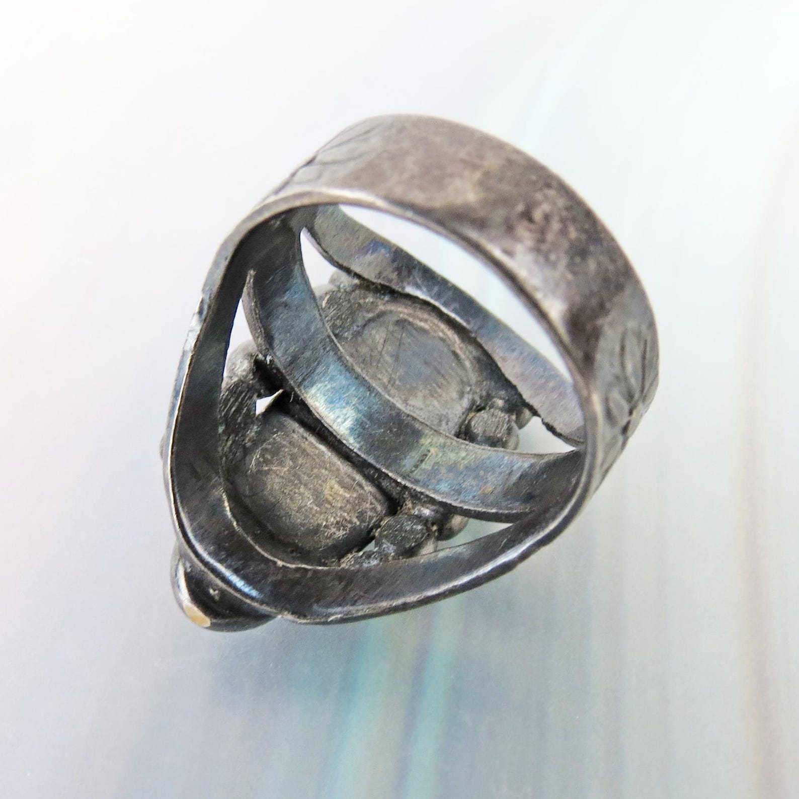Superb Example Original Patina Early 1940s Era Native American Sterling ...