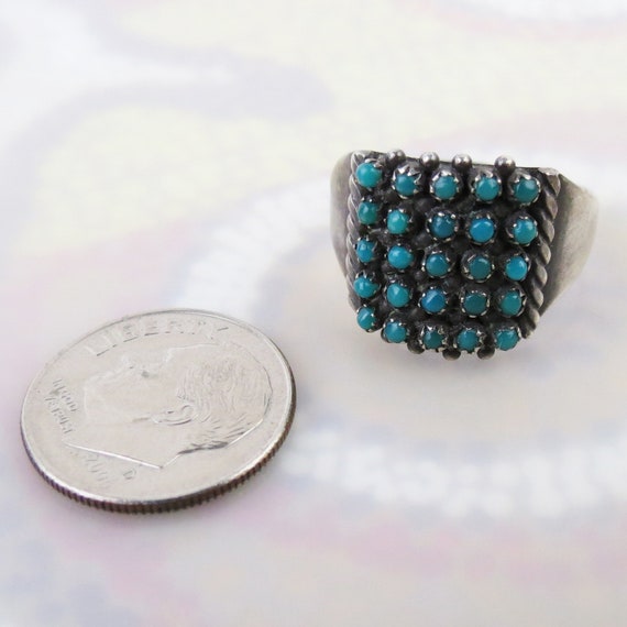 Vintage Native American Zuni ring by Peter and Vi… - image 10