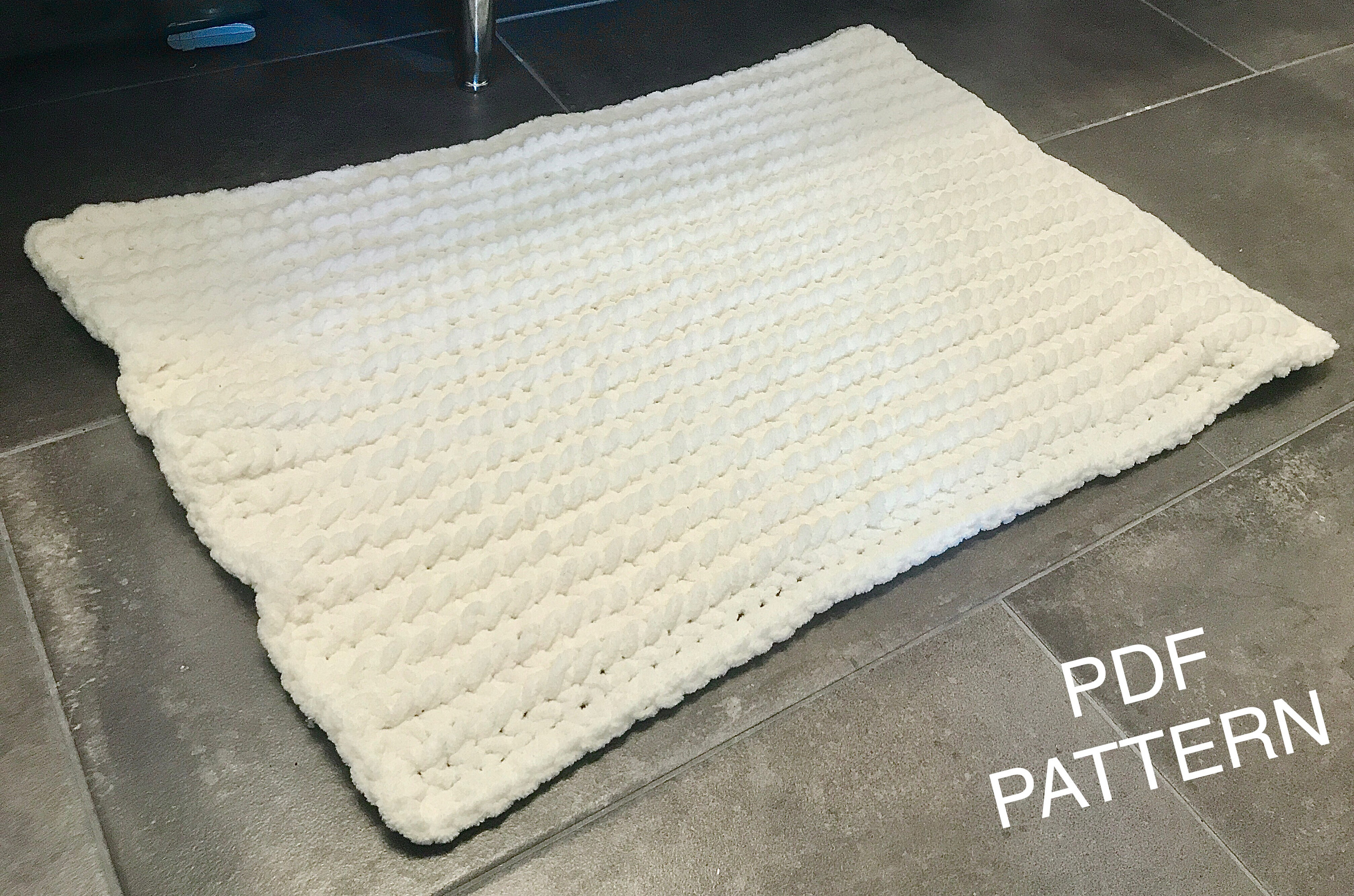 23 Crochet Bath Rug Patterns for Bathroom Floors, Entryways, and Cozy Home Decor 8 Cozy Comfy Bath Mat Pattern